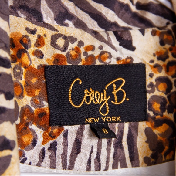 Corey B New York Mixed Animal Print Blazer - Picture 4 of 10